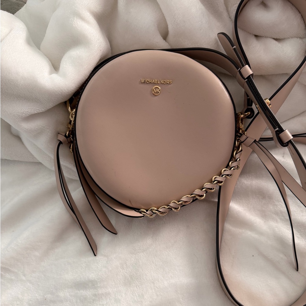 Michael Kors Blush Round Crossbody Bag
